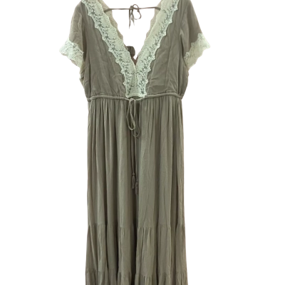  Womens  The Poetry Gypsy Size 14 Maxi Dress Nude 