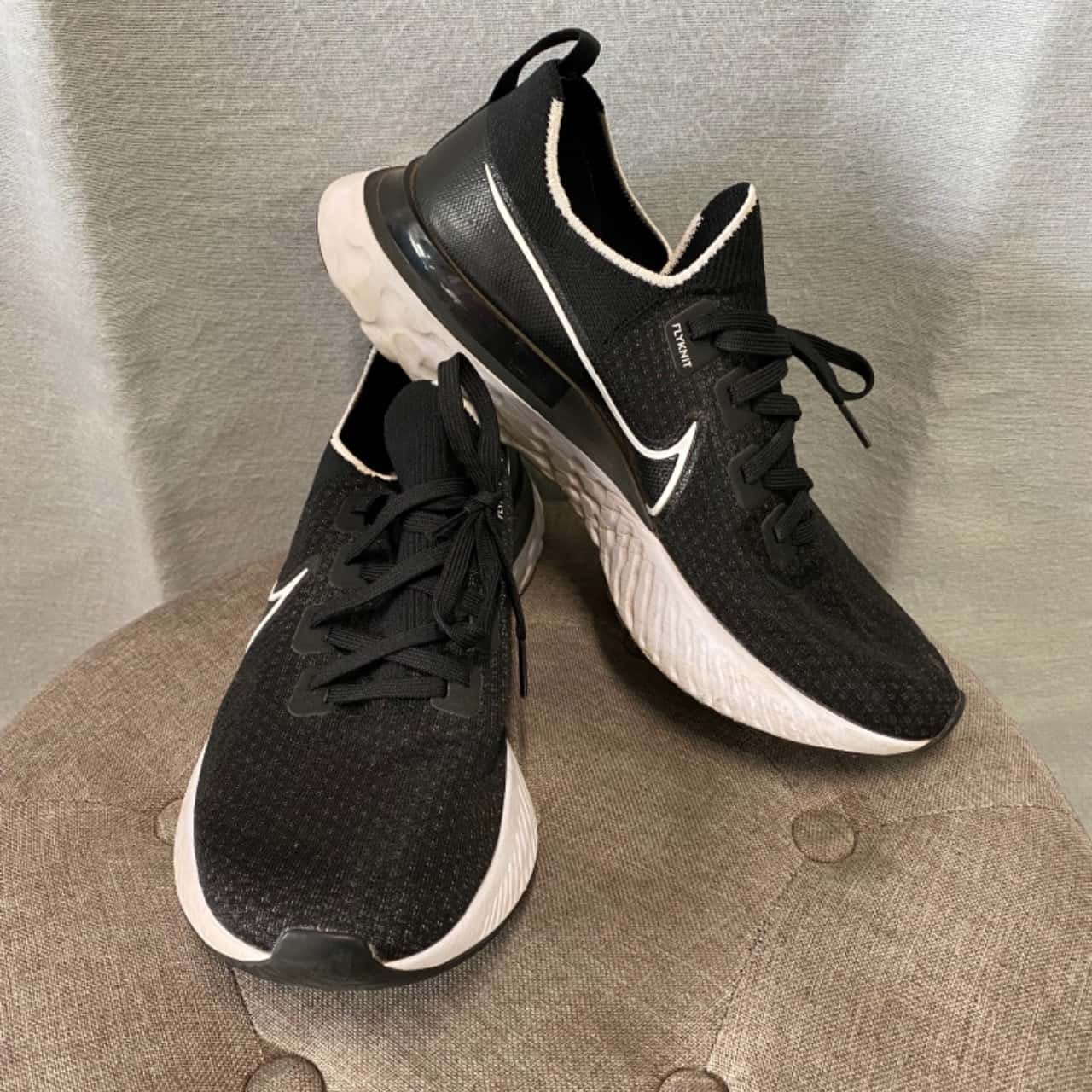 Nike Mens Infinity React Runners Size 12/13 Black (s)