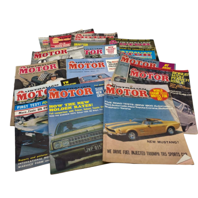 14x 1964-1968 ‘Australian Motor Sports & Automobiles’ Magazines
