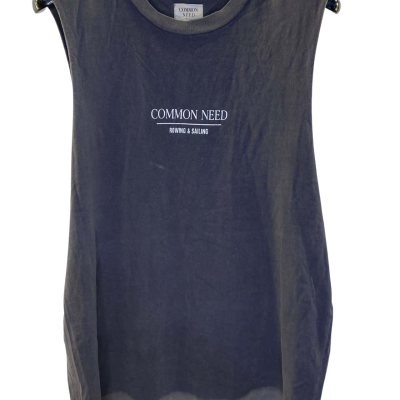 Common Need Mens Singlet Size M Grey 