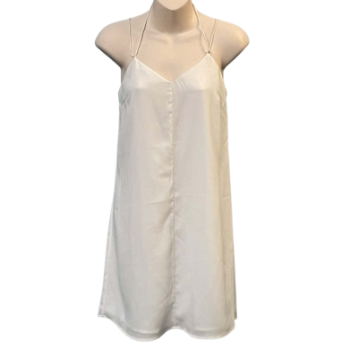 Finders Keepers Womens Size S Mini Dress/Party/Shoestring Strap Dress White
