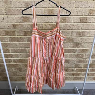 Minkpink Womens Edie Tiered Mini Dress Size XL 