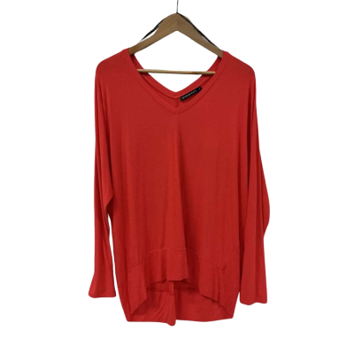 Sportscraft Womens Size XL Long Sleeve Top Red 