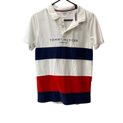 Tommy Hilfiger Mens  Size XL Blue / Red / White Polo Shirt
