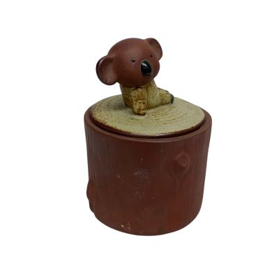 Vintage Gempo Koala trinket jar 