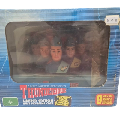 Thunderbirds - Limited Edition Bust Figurine Case 9 DVD Set.