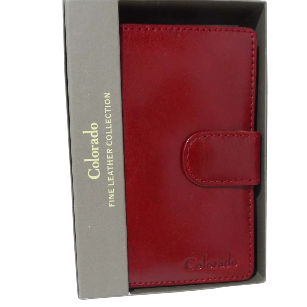 Colorado womens red leather purse new in box s 