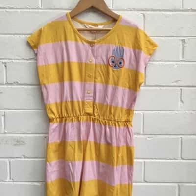 Gorman Kids  Size 6 Jumpsuit Pink  / Striped / Yellow 