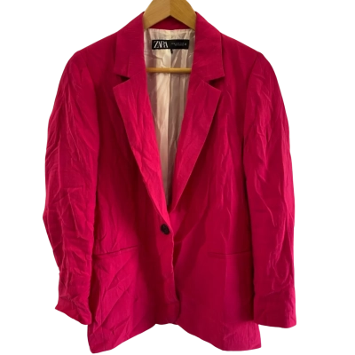 Zara Womens Size XS Blazer Pink  