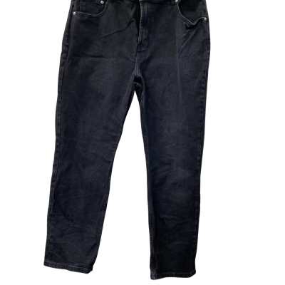 Decjuba Womens  Size 14 Regular Fit Jeans Black  