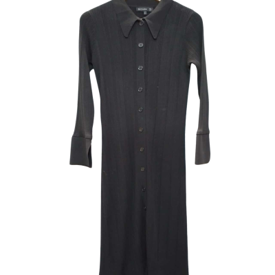 Decjuba Women's Size S Long Sleeve Maxi Dress Black  