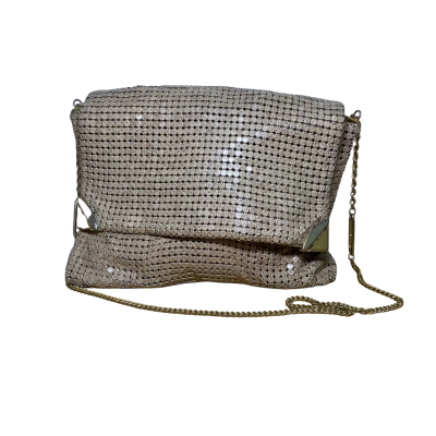Glomesh Womens Handbag 1980’s speckled cream mesh bag