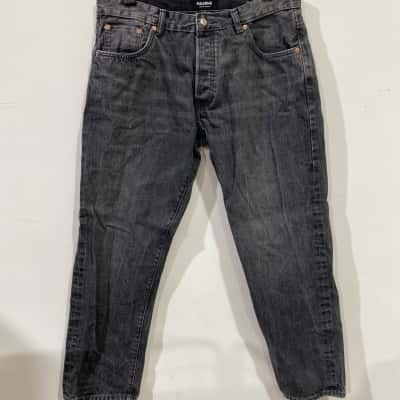 Pull & Bear Jeans Mens  Size 46 Black  