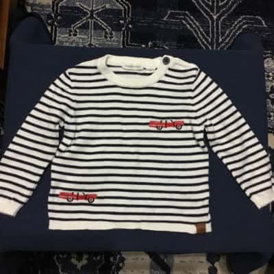 Country Road Stripe Car Knit  Size 0