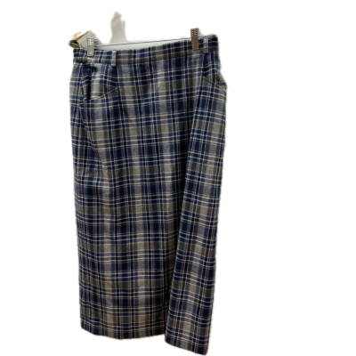  Rowlands  Womens  checked skirt Size 40 Blue 