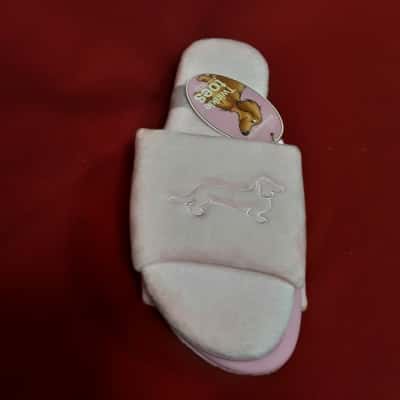 Peter Alexander Women's  Size M Pink  Twinkle Toes slip-on slippers brand new with tag