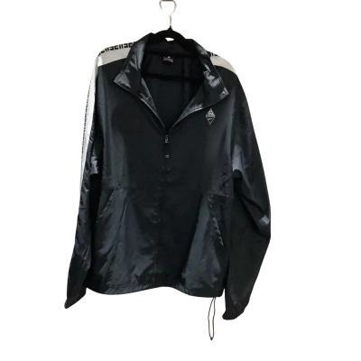 Nike Mens Size M Front Zipper Black / White Jacket