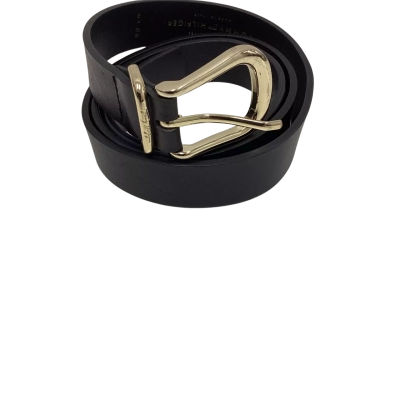 Tommy Hilfiger Unisex Belt Black  / Gold 