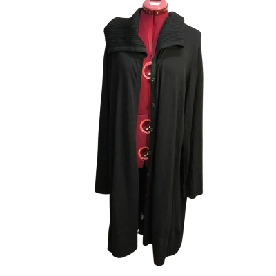 Taking Shape Womens  Size L Button-down Cardigan Black  