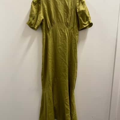 Morrison size 2 Mustard Linen Dress