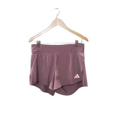 Adidas Womens Size L Gym Shorts Purple 