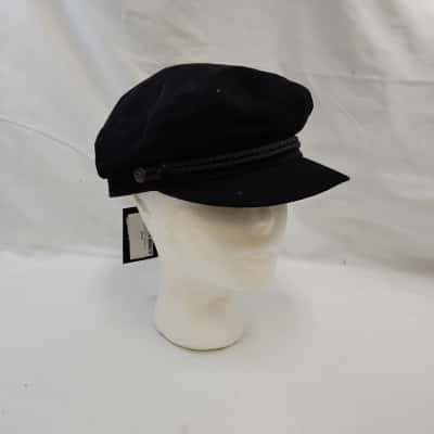Brixton Womens  Size S Fiddler Cap Black  