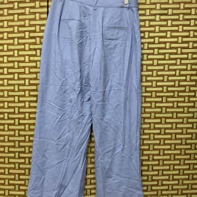 NWT Country Road Women's Size 14 Wool Manstyle Pants Blue 