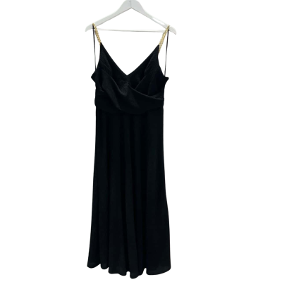 Wayne Cooper Women's Size 14 Black Formal Midi Dress