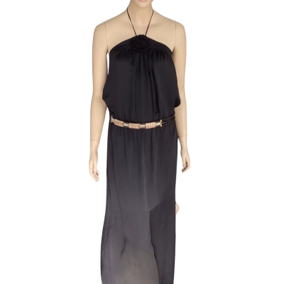 NWT Tim O'Connor Applique Halter Maxi Dress RRP $499