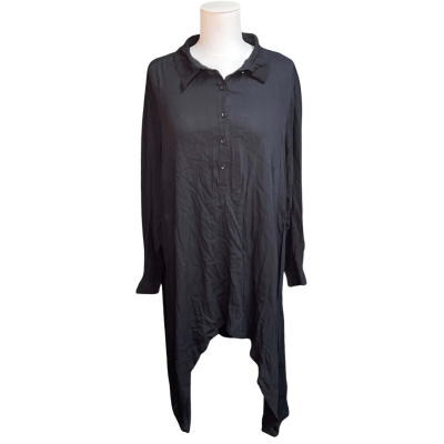 Womens black shirt dress