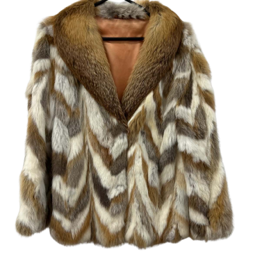FUR COAT. SIZE 12 - 14