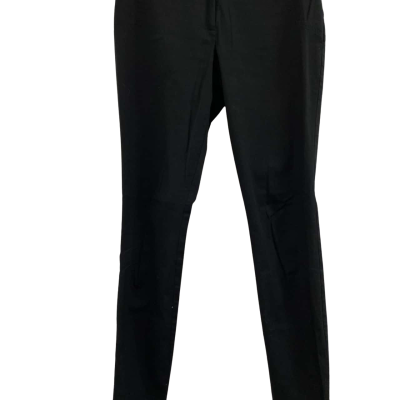 Cue Womens  Size 8 Ankle Length High Waisted Slim Fit Pants Black  
