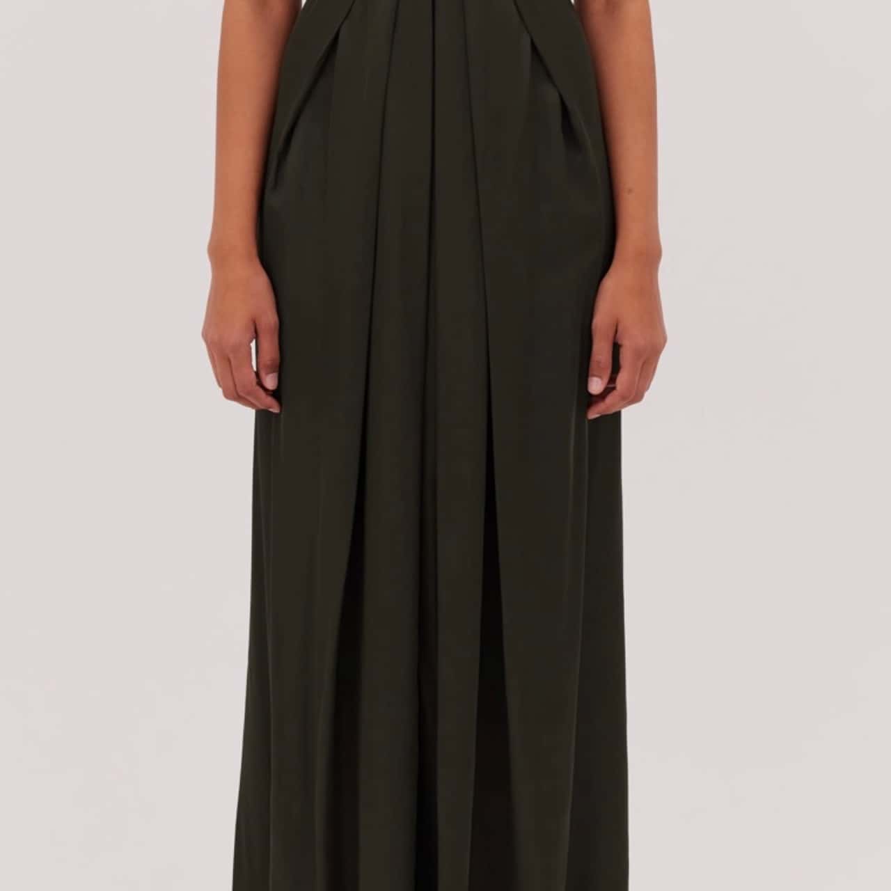 Bianca Spender Womens Size 8 Bridesmaid Dress Teal Satin Ascendent gown(s)