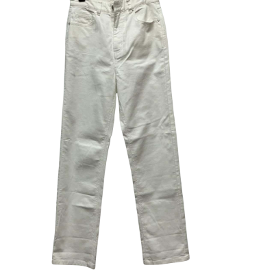 Trenery Women's  Size 6 High-Waisted Jeans / Straight Leg Jeans Off White 