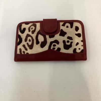 Hair on Hide  Leather Wallet 