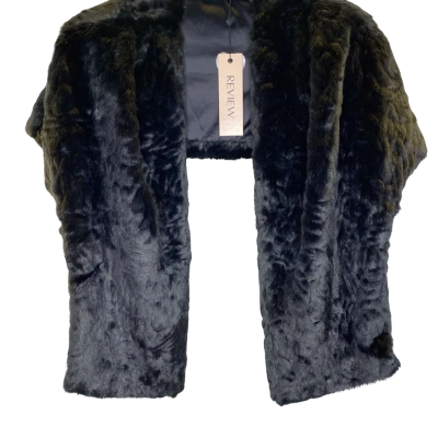 Review Womens  Size One Fur Stole Size Black  