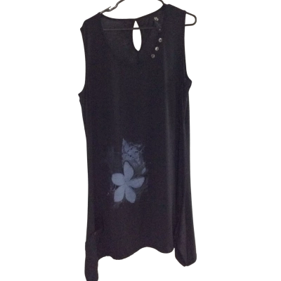 TS Womens  Size M Casual Dress / Sleeveless Dress  Black  / Blue 