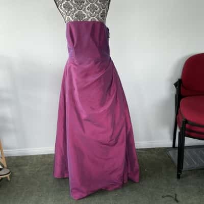  Womens  Size M Cocktail Dress Deep Purple 
