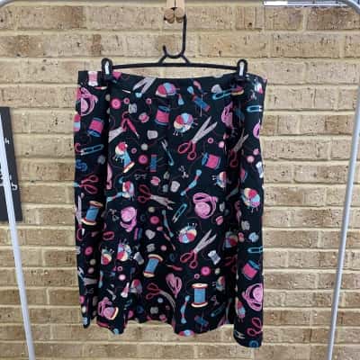 Revival Womens Fabricholic Skirt -Curve Size 18 