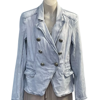 Decjuba Womens Size 8 Denim Jacket Blue