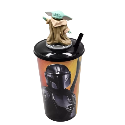 Collectors Item - The Mandalorian & Grogu (Grogu Lid) Dome Cup 32oz Inc Straw  (brica shelf)