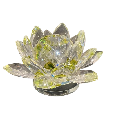 Crystal Lotus Flower ornament -spinning design
