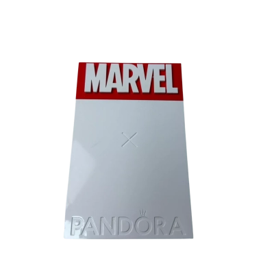 Pandora Marvel Red / White bracelet and charm box