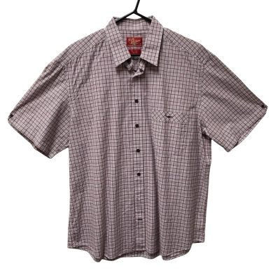 R.M. Williams Mens  Size XXXL Navy Blue / Pinstriped / Red / White 