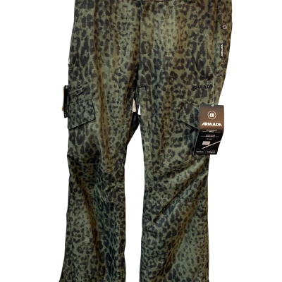  Womens  Size XS Animal print / Black  / Green Snow pants 