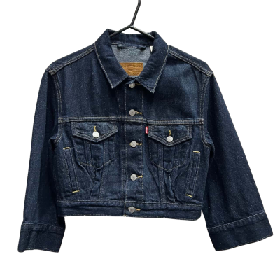 LEVIS Cropped Denim Trucker Jacket Size XS