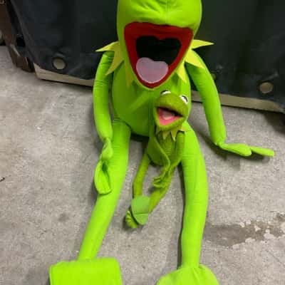 Large & Small Kermit The Frog