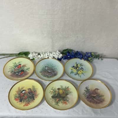 Collection of 6 Australian Songbirds Limited Edition Fine China Collectable Plates
