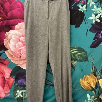Fenn Wright Manson Womens  Size 14 Wide Leg Pants Grey 