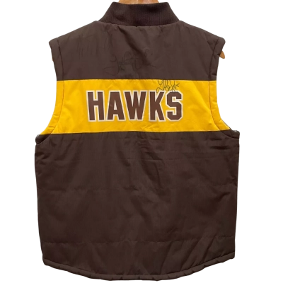 Signed Hawks Hawthorn Padded Vest Size S